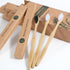 Bamboo Toothbrushes (10Pack),BPA Free Soft Bristles Toothbrushes,Natural Wood Toothbrushes Bulk, Reusable Travel Toothbrushes...
