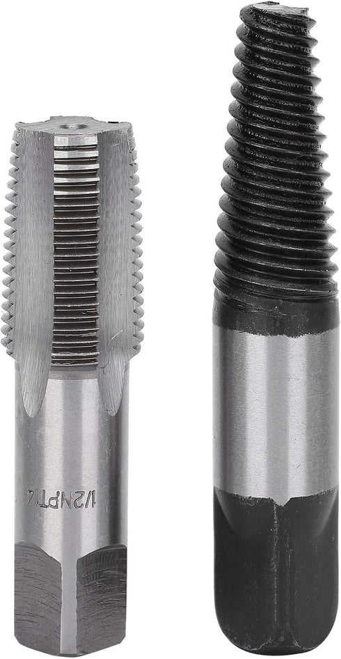 Garosa Pipe Tap Set Broken Pipe Extractor 1/2 inch Thread Broken Remover Tools High Carbon Steel Water Pipe Screw Extractor Set Home Water Pipe Re...