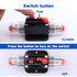 30 Amps Audio Inline Circuit Breaker Reset Fuse, 12V-24V DC Manual Reset Inline Fuse Holder for Car Marine Trolling Motors Audio, Stereo Switch an...