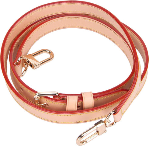 Genuine Vachetta Leather Adjustable Crossbody Replacement Straps for Purses Shoulder Bags...