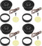 2 Pairs Car Speaker Car Round Dome Audio Speaker Auto Tweeter Loudspeaker Horn Car Mini Tweeter Speaker Car Tweeter Speaker Accessories......