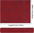 Embossed Faux Leather Sheets 12"X52"(30cm X 133cm),Faux Leather Very Suitable for Making DIY Bow,Leather Earrings Sewing Crafts Projects (Red)...