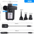 Air Pump for Air Mattress, Air Mattress Pump for Inflatables, Quick Fill Inflator Deflator Air Pump Perfect for Outdoor Camping Inflatable Boat Bl...