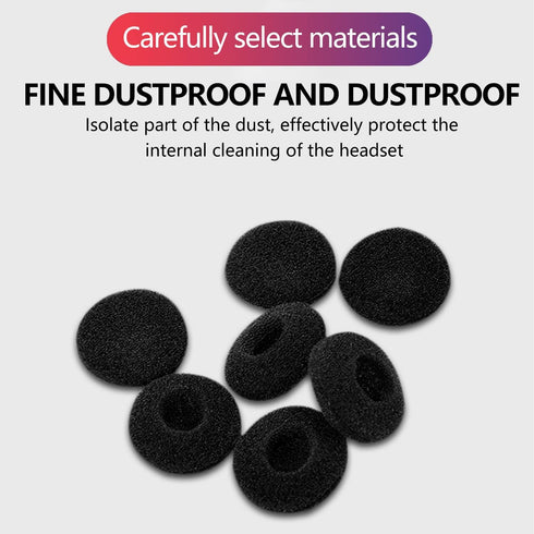 EKIND 24 PCS Sponge Soft Earbuds Cover Pads Replacement for Earphone MP3 MP4 Stereo Headsets Protective Accessories Cap (Black)...