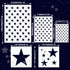 American Flag 50 Stars Stencil Template Large Plastic Reusable Star Stencil Template for Painting on Wood Paper Fabric Glass Wall Independence Day...