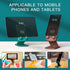 Cute Cell Phone Stand Foldable Adjustable Animal Phone Holder for Desk Silicone Protection Compatible with iPhone 16 15 14 13 12 Pro Max iPad Tabl...
