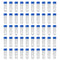 Eowpower 50pcs 5ml Plastic Graduated Vial Storage Container Test Tubes with Screw Caps...