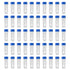 Eowpower 50pcs 5ml Plastic Graduated Vial Storage Container Test Tubes with Screw Caps...