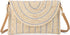 SUKUTU Women Straw Clutch Bag Summer Beach Handwoven Envelope Wallet Crossbody Handbags...