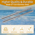 Sexyrobot 20Pcs 1/8" Swage Lag Screws T316 Stainless Steel Left&Right Cable Railing Hardware Stair Deck Railing Kit for Wood Post Horizontal Verti...