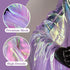 5 Yard Magic Iridescent Laser Gradient Organza Fabric Holographic Gauze Fabric for Wedding Dress, Curtain, Photography Background, Party Crafts, D...