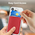 Stronger Magnetic Cell Phone Card Holder for iPhone 15 Series, RFID Magsafe Wallet Leather Phone Wallet Stick on Series of iPhone 14/13/12 Pro/Pro...