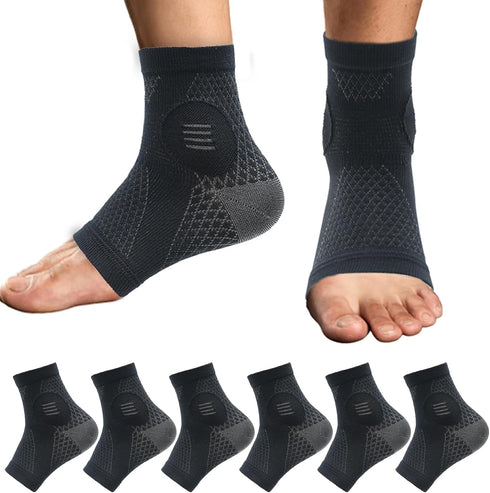 3Pairs Neuropathy Socks - Soothe Relief Compression Socks 20-30 mmHg - Comprex Ankle Sleeves for Arch Support, Achilles Tendonitis, and Foot Pain ...
