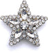 5 Pcs Star Shaped Sliver Rhinestone Crystal Sew on Buttons Embellishments for Crafts Clothing Decoration...