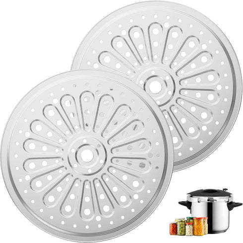 Pressure Canner Rack 2Pcs - Stainless Steel Canning Rack for Pressure Cooker, 11 Inch Canning Racks for Water Bath Canner, Canning Supplies - Comp...