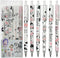 Maydahui 12Pcs Cartoon Milk Cow Eternal Pencils Retractable HB 0.5mm Cow Print Everlasting Pencils Magic Inkless Pencil for Student Teacher School...