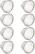Luxshiny Teapot 8Pcs Teapot Tea Strainer Insert Stainless Steel Tea Filter Metal Mesh Infuser Loose Tea Leaves Strainer Replacement for Tea Pot Te...
