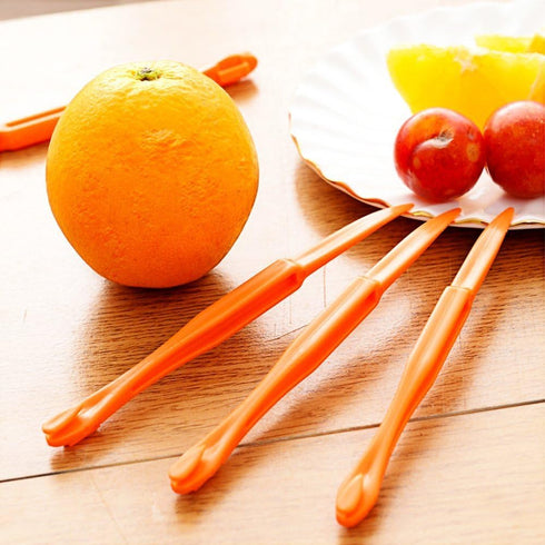 Orange Citrus Peelers, Cosmer Set of 15 Plastic Easy Slicer Cutter Peeler Remover Opener Kitchen Accessories Knife Cooking Tool Kitchen Gadgets (S...