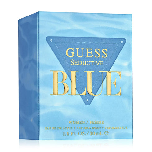GUESS Seductive Blue Women/Femme Eau de Toilette Perfume Spray For Women, 1.0 Fl. Oz....