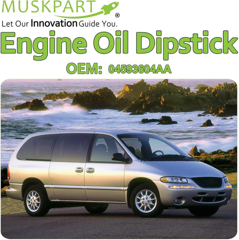 Dipstick for Oil 04593604AA for Chrysler 2007-2008 Pacifica 2008-2010 Town & Country Dodge 2008-2010 Grand Caravan 2007-2011 Nitro 4.0L Engine Oil...