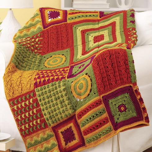 Leisure Arts LEA Granny Square Stitch Guide Bk...