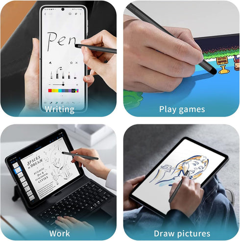 Stylus Pens with Pen Slot for Touch Screens, High Precision Capacitive Universal Stylus for iPad iPhone Tablets Samsung Galaxy All Touch Screen De...