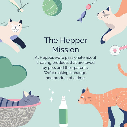 Hepper Pet Cologne Spray - Long-Lasting Dog/Cat Cologne & Perfume Spray for Pups/Kittens - Grooming Elegance & Enduring Fragrance! Aloe and Cucumb...