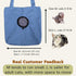 Cat Out Bag, Cute Cozy Cartoon Hands Free Show Head Cat Sling Carrier, Cat Restrainer Shoulder Bag for Outdoor Travel (Denim, Medium)...