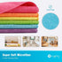 Orighty Microfiber Cleaning Cloths, Pack of 60, Highly Absorbent Cleaning Supplies, Lint Free Cloths for Multiple-use, Powerful Dust Removal Clean...