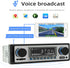 Classic Single Din Car Radio with Car Bluetooth,Car Stereo FM Radio,Hands-Free Calling,USB/SD/AUX Port,Car Mp3 Player,Voice Control,Remote Control...