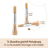 Honeysticks My First Paint Brush Set - 3 Pack: Ideal for Babies and Toddlers. Jumbo Brushes with Chubby Wood Handles for Easy Grip, Vegan. Include...