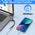 USB C Female to USB Male Adapter (2-Pack),Type C to USB A Charger Cable Converter for iPhone 15 14 13 12 11 Pro Max Plus, Samsung Galaxy Note 20 S...