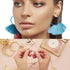 96PCS Hoop Earrings Finding, Round Hypoallergenic Earring Hoops, Multicolor Stainless Steel Open Beading Hoop, for Women's Jewelry Making, DIY Ear...