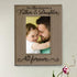 KATE POSH The Love Between a Father & Daughter is Forever Engraved Leather Picture Frame, Father of The Bride, First Father's Day, Birthday Gifts ...