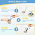 Kelly's Collection 50 Inch Drain Snake Hair Clog Remover, Extra Long Sink Snake Anti-break Metal with Nylon Layer, Shower Snake Hair Drain Cleaner...