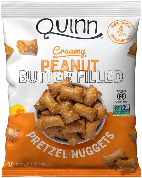 Quinn Snacks Peanut Butter Filled Pretzels, 7 Oz...