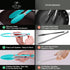 Zulay Stainless Steel Kitchen Tongs with Silicone Tips - Set of 2 (9” & 12”) Locking Cooking Tongs with Non-Slip Grip - Heat Resistant, BBQ Food T...