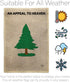Breeze Decor Pine Tree Garden Americana US Historic July Memorial Veteran Independence United State American House Decoration Banner Small Yard Gi...