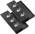 2PACK Solar Fence Lights Outdoor, 80 Lumens Warm Light Solar Wall Lights 3 Modes Bright Lens LED Waterproof, Dusk to Dawn Deck Light for Patio/Bac...