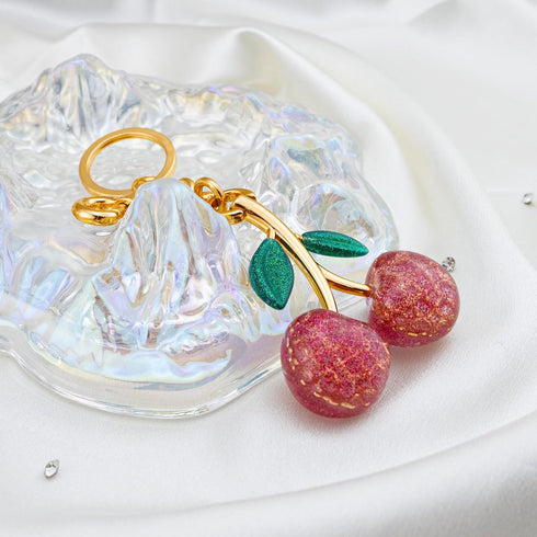 Cherry Bag Charms Purse Charms For Handbags Cute Cherry Keychain Accessories Gifts For Women Teen Girls Purse Cherms For Handbags Cherry Charm Che...