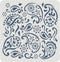 FINGERINSPIRE Paisley Stencil 11.8x11.8 inch Mandala Paisley Stencil Template Plastic Paisley Flowers Pattern Stencil Large Reusable Vintage Paisl...