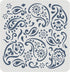 FINGERINSPIRE Paisley Stencil 11.8x11.8 inch Mandala Paisley Stencil Template Plastic Paisley Flowers Pattern Stencil Large Reusable Vintage Paisl...