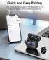 Wireless Earbuds, 42H Playtime Bluetooth 5.3 Headphones, HiFi Stereo Call Noise Cancelling Earbuds, IPX7 Waterproof Stereo in-Ear Earphones with L...