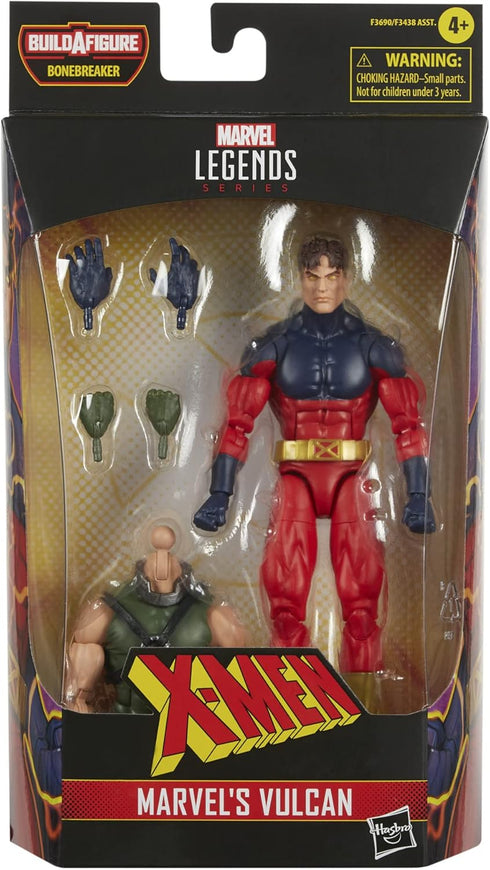 Marvel Legends Series X-Men Vulcan Action Figure 6-inch Collectible Toy, 2 Accessories and 1 Build-A-Figure Part...