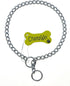 Dog Choke Collar Slip P Chain,Heavy Chain Dog Metal Training Choke Collars, Adjustable Weather Proof Alloy Steel Necklace for Small Medium Large D...