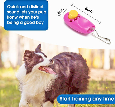BAAPET 15 ft 20 ft 30 ft 50 ft 100 ft Long Dog Training Leash for Dog Training, Play, Camping, or Backyard Lead with Training Clickers for Small, ...