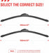 OEM Quality Performance Premium 22 wiper blades 2 pack,All-Season Auto Replacement Windshield Wiper Blades,Fit Chevrolet Impala 2013-2006 GMC Yuko...