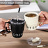Bincoo 480ML Stainless Steel Coffee Mug with Straw-Pour Over Coffee Maker Set with Collapsible Coffee Dripper Thermal Coffee Mug for Home Office (...