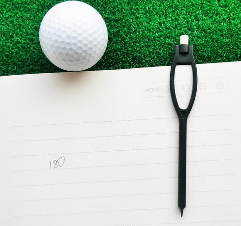 50pcs plastic golf pencils with eraser clips scoring pencils for golf events,wedding, company meetings Children's drawing (Black 50pcs)...