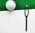 50pcs plastic golf pencils with eraser clips scoring pencils for golf events,wedding, company meetings Children's drawing (Black 50pcs)...